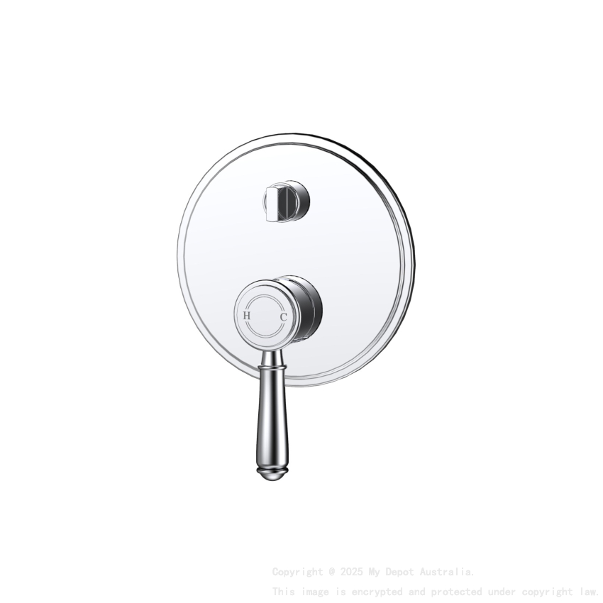 Clasico Wall Diverter Mixer Trim Kits Chrome