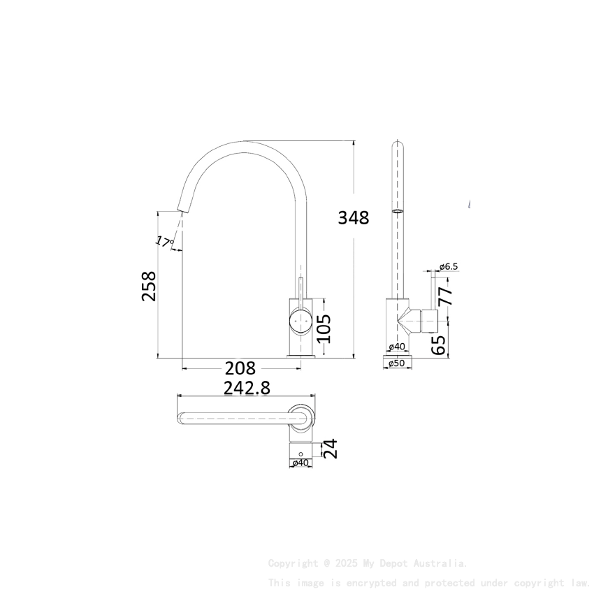 Hali Sink Mixer Chrome