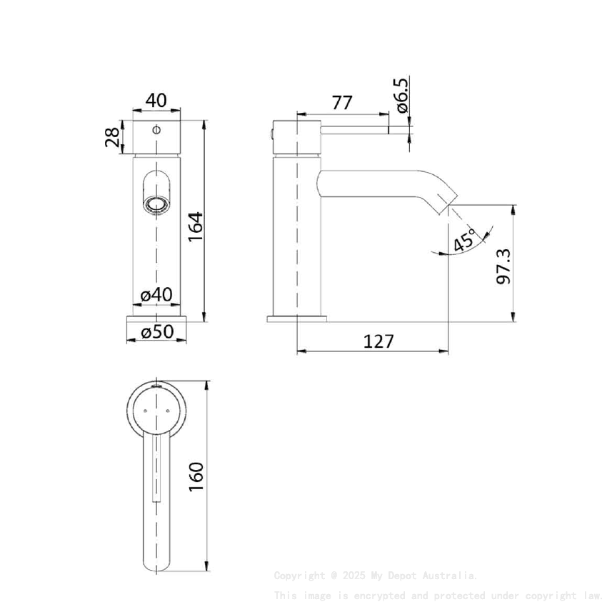 Hali Basin Mixer Chrome