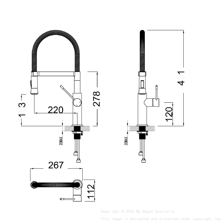 Scotia sink mixer Chrome