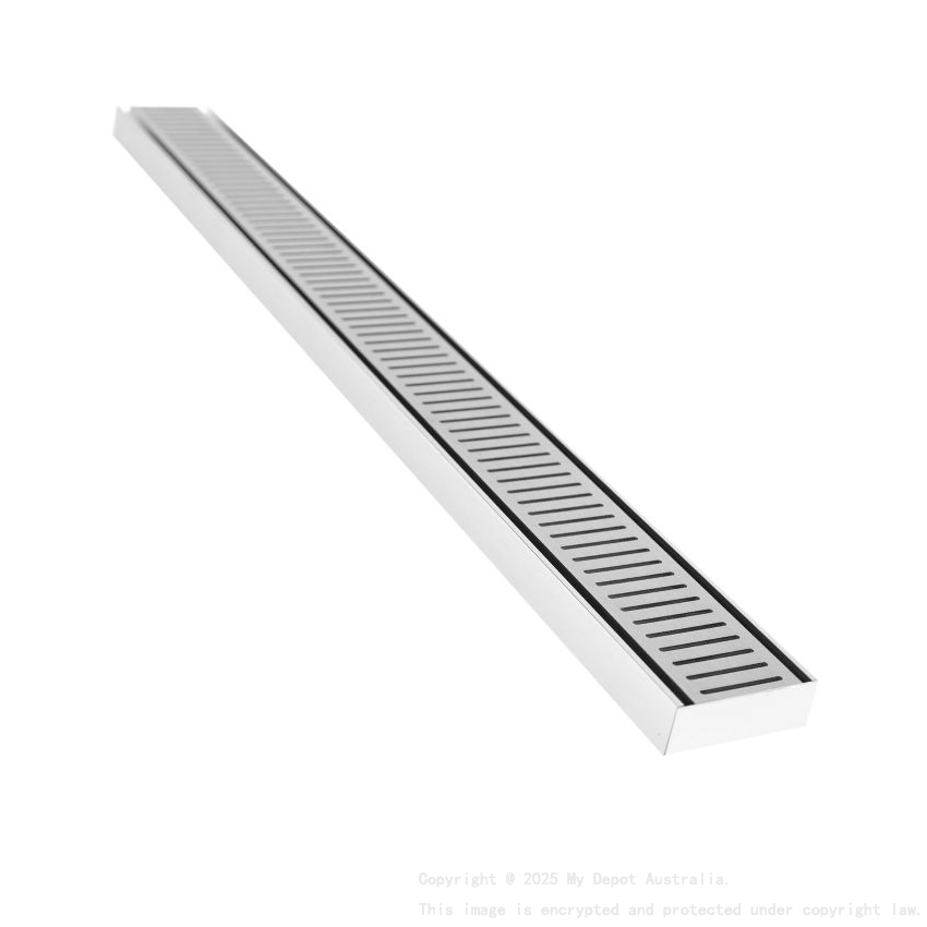 100x100x35mm Lauxes Aluminium Chrome Floor Grate Drain