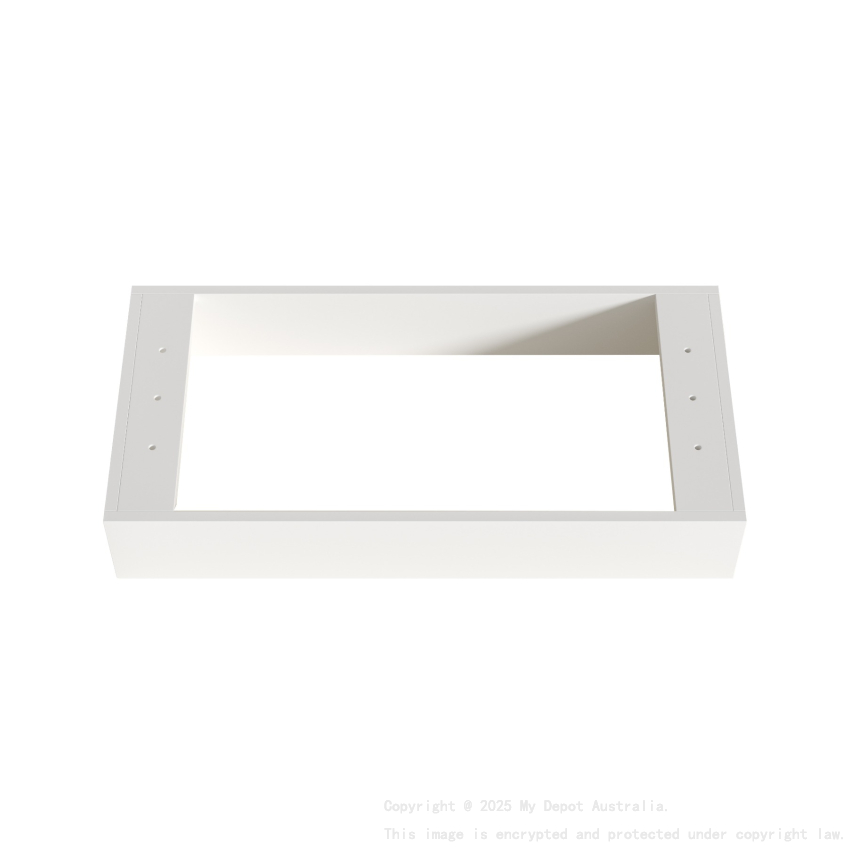 890X435X150 Matte White Kickboard