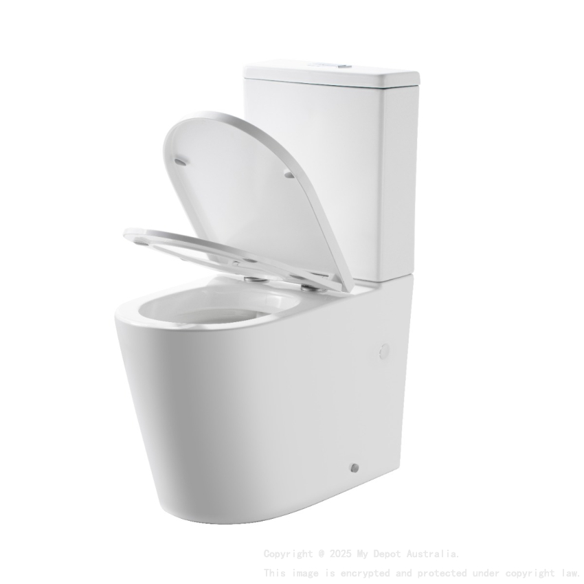 Acadia Full Rimless Flush Pan