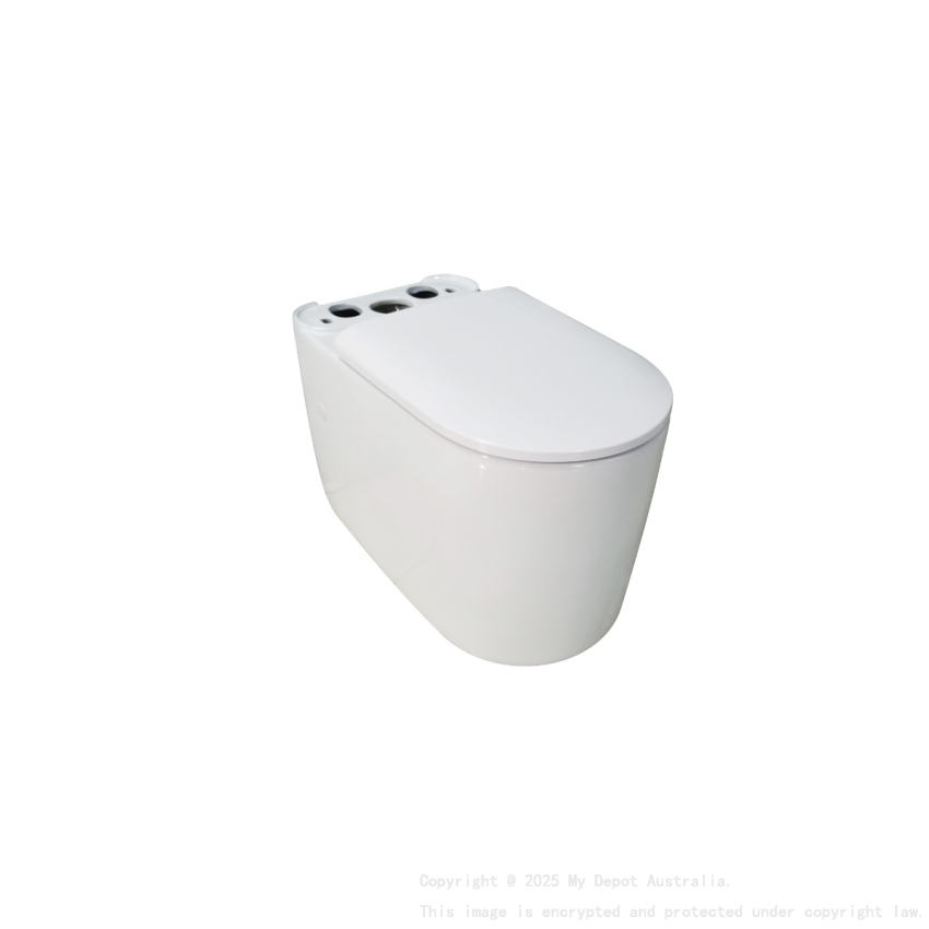 Devito Tornado Rimless Quiet Flush Pan