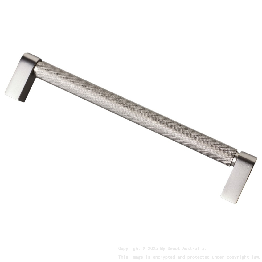 Brushed Brushed Nickel Federation Design Handle For Kingsley Vanity Cabinet