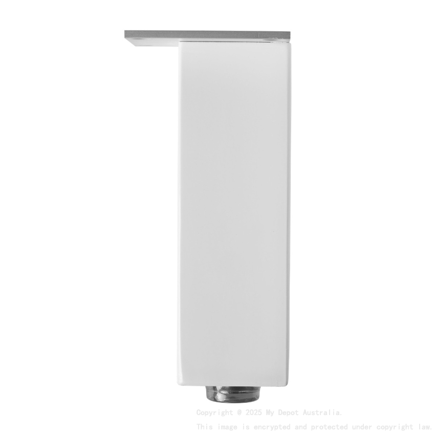 Modern Square Leg Matte White