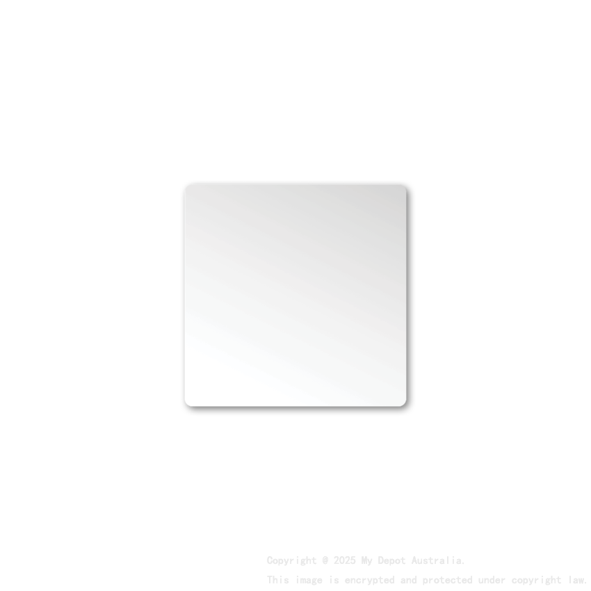 750X750X5mm Recta Plain Pencil Edge Mirror