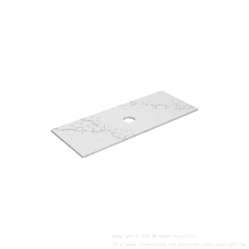 1205X465X20mm Calacatta White (WG486) Zero Silica Engineer Stone Top