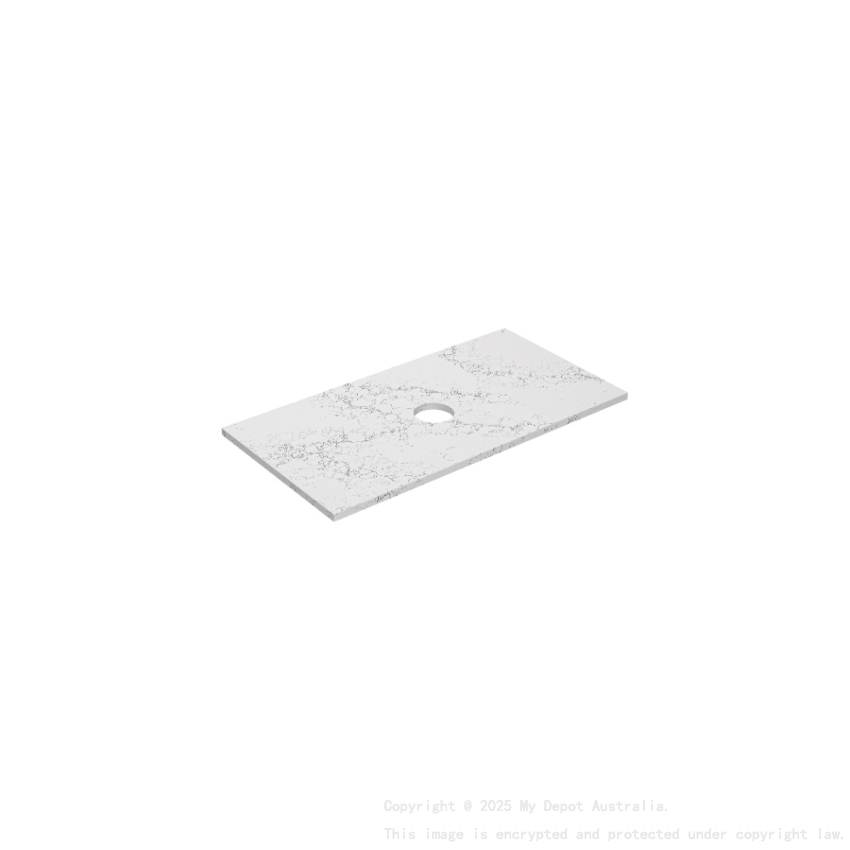 905X465X20mm Calacatta White (WG486) Zero Silica Engineer Stone Top