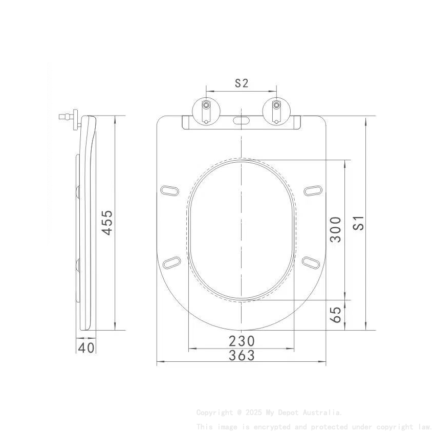 UF Slim Seat For Acadia Wall Face Floor Pan