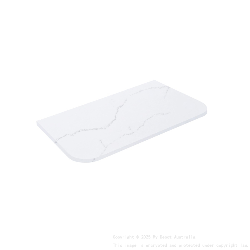 905X505X12mm Artic White Solid Surface Stone Top