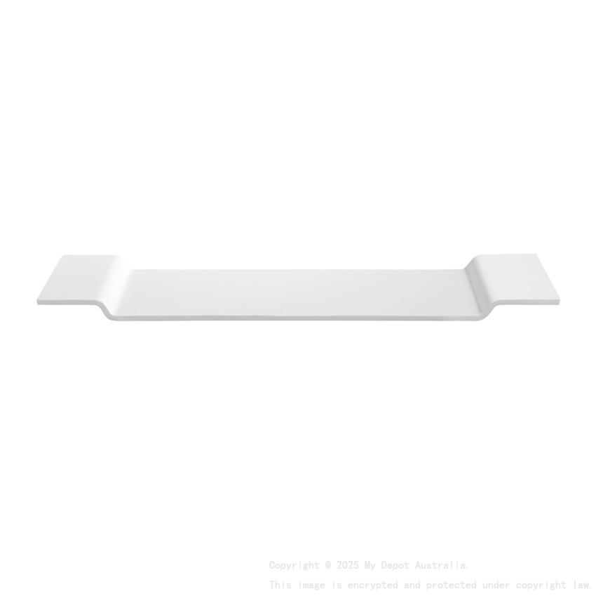 850X160X42mm Matt White Chasey Bathtub Tray