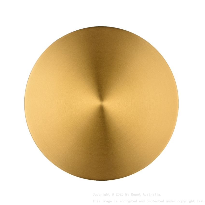 Nova Sink Waste Cap Brushed Gold