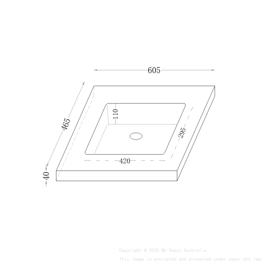 600x460x190mm Carrara White Sintered Stone Seamlessjoined With Fine Ceramic Basin Single Bowl No Tap Hole