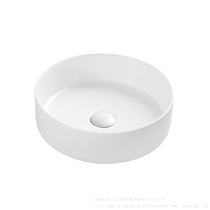 Otus Countertop Art Basin Matt White