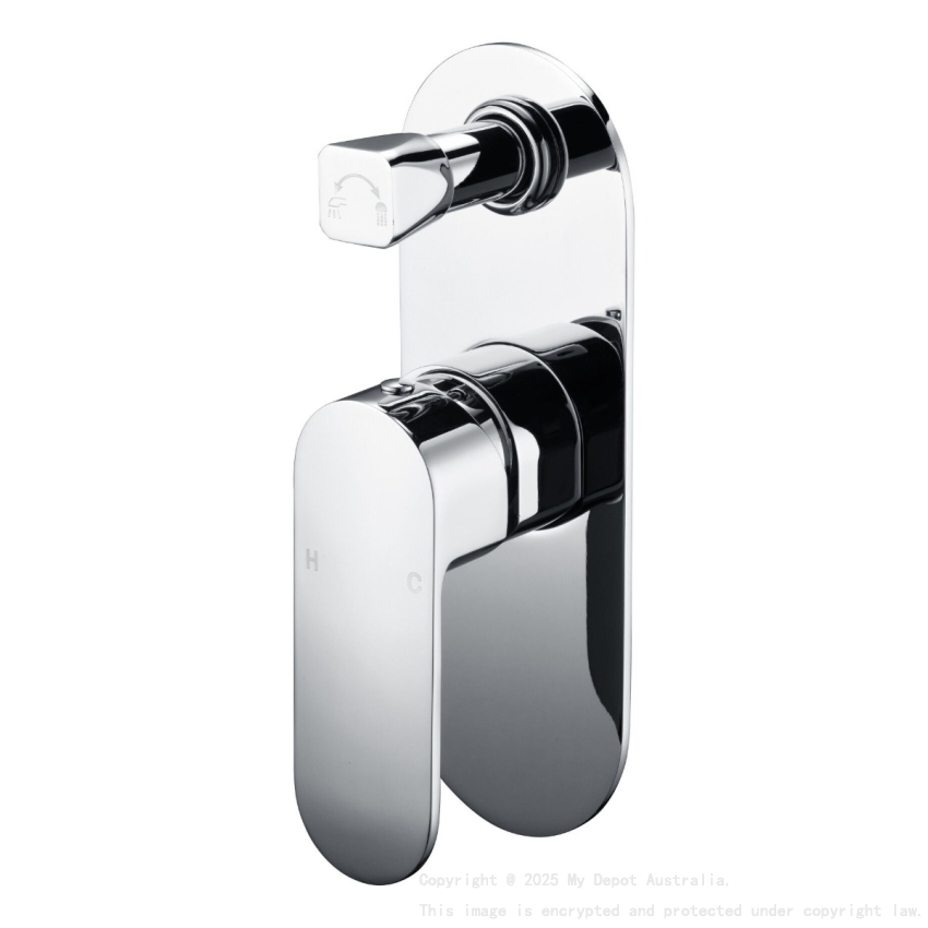 Cora Diverter Wall Mixer Chrome