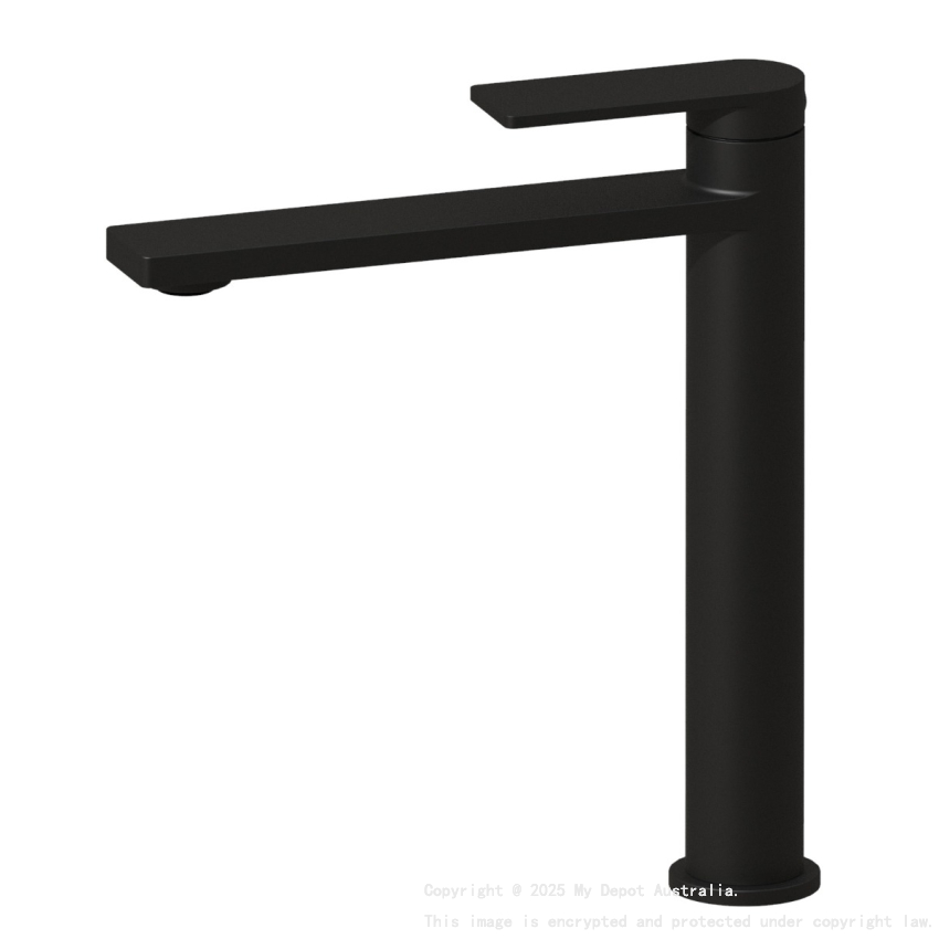 Ruki High Rise Basin Mixer Matt Black