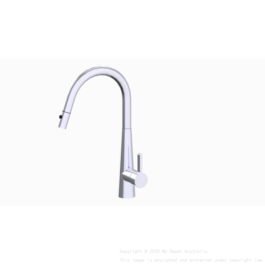 Otus Lux Pull Out Sink Mixer Chrome