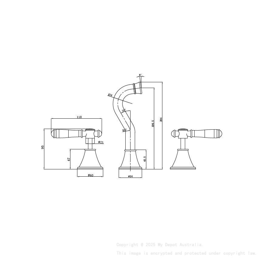 Clasico Bath Set in Brushed Nickel