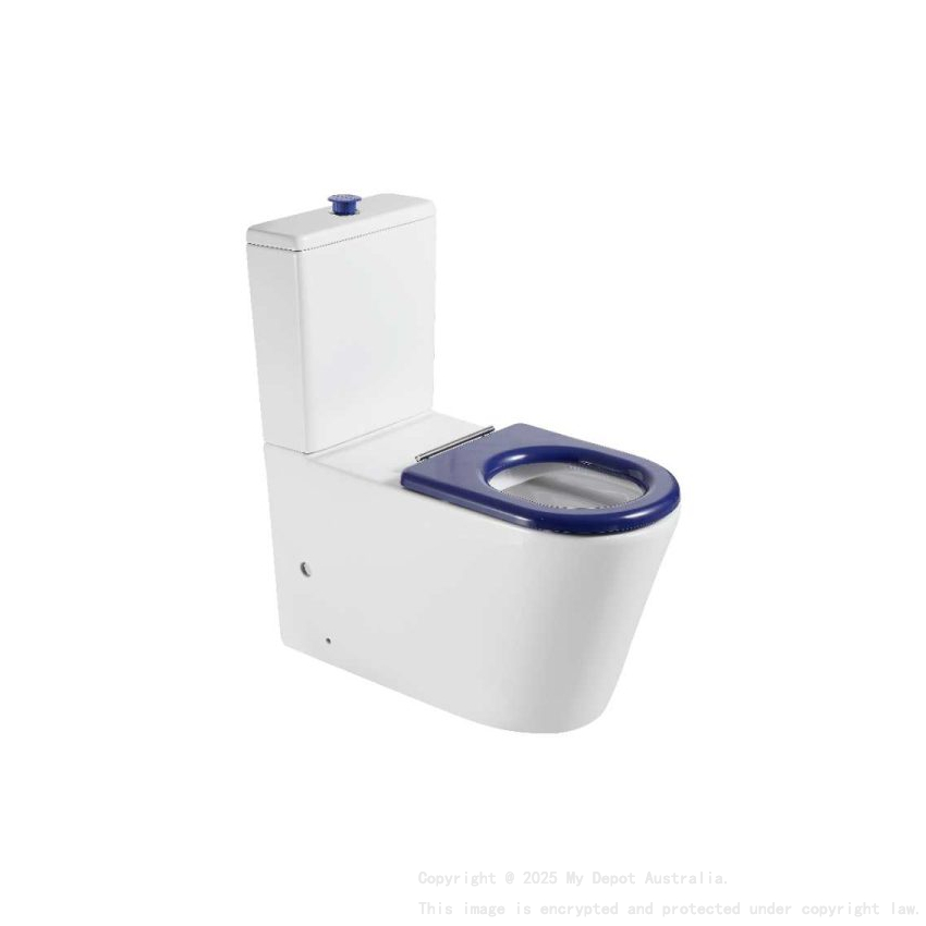 Pani Care Toilet Pan (Rimless) With Slim Duraplas Seat Cover 