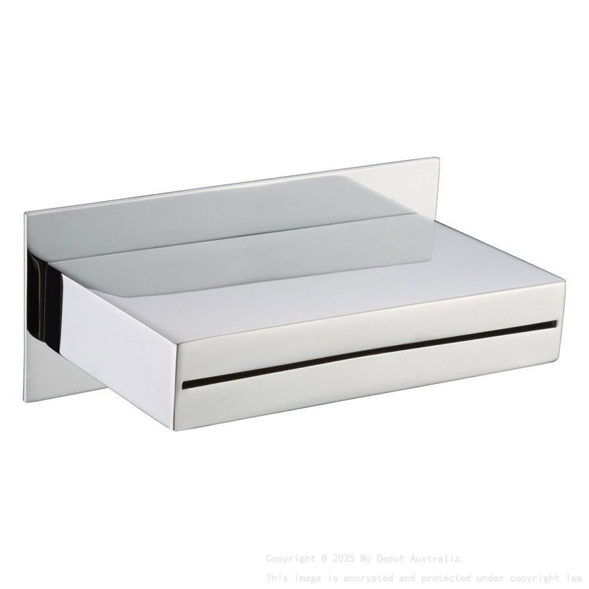 Yale Rectangle Waterfall Bath Spout Chrome