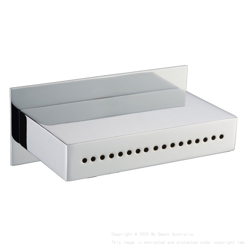 Yale Rectangle Spray Bath Spout Chrome