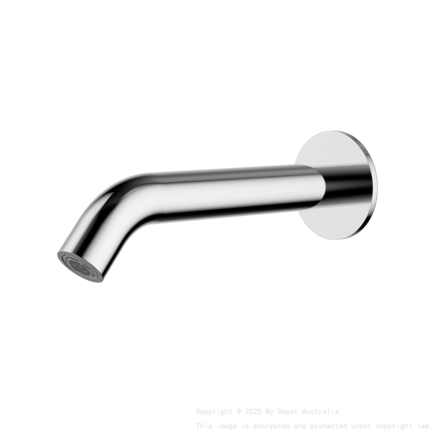 Otus Slimline Bath Spout 220mm Chrome