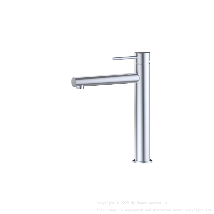 Otus Slimline SS Highrise Basin Mixer in Chrome