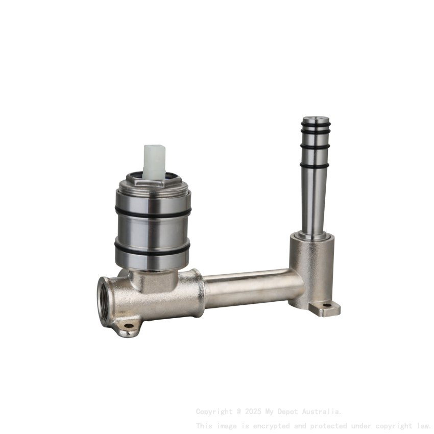 Otus Slimline SS Wall Basin Mixer Separate Back Plate Rough-in Body Material: Brass