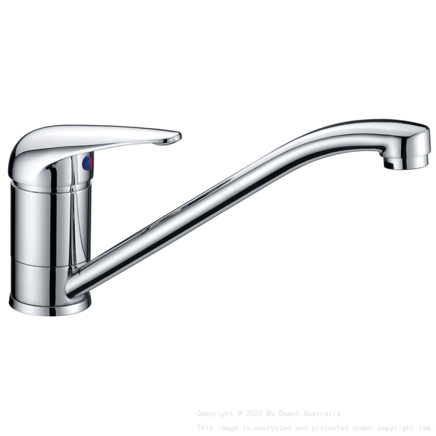 Ruby Slim Rectangle Handle Sink Mixer Chrome