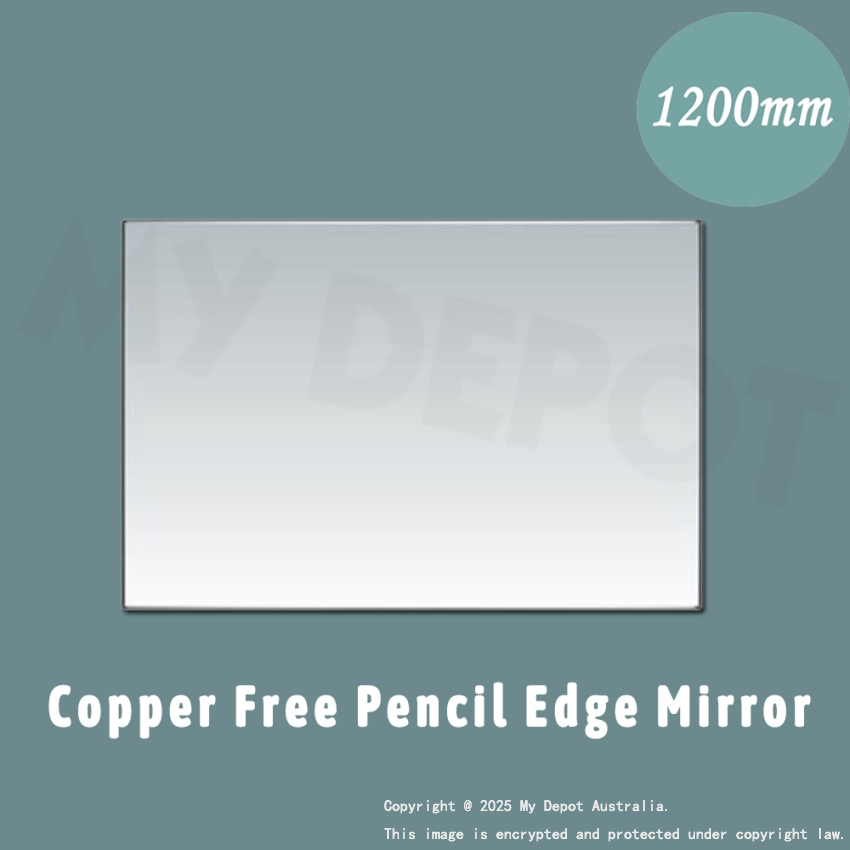 1200mm Pencil Edge Rectangle Bathroom Plain Mirror