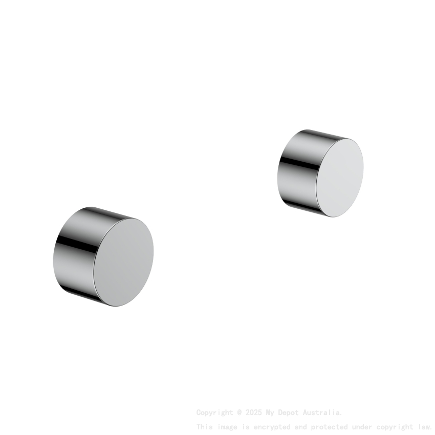 Tana 1/4 turn C/D Wall Top Assembly Chrome