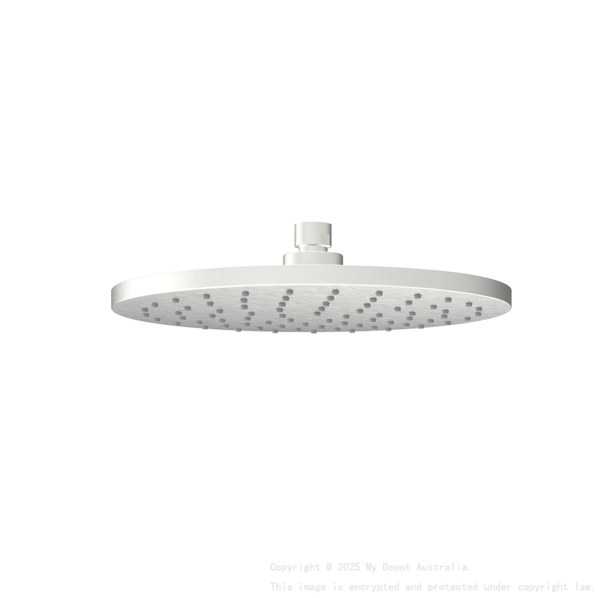 Otus Round Overhead Shower 200mm Brushed Nickel