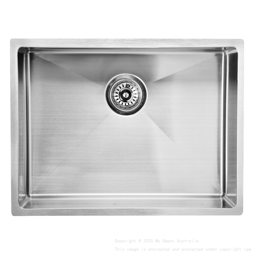 Eden 580mm Single Bowl Stainless Steel Sink Undermount/Above Mount