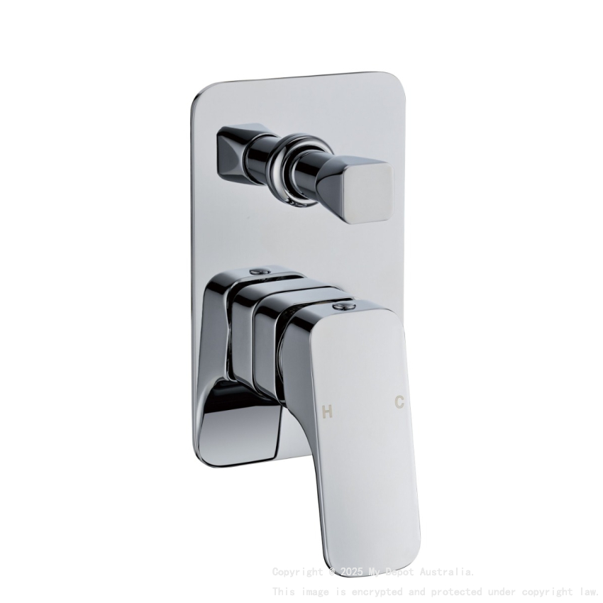 Nova Wall Mixer with Diverter Chrome
