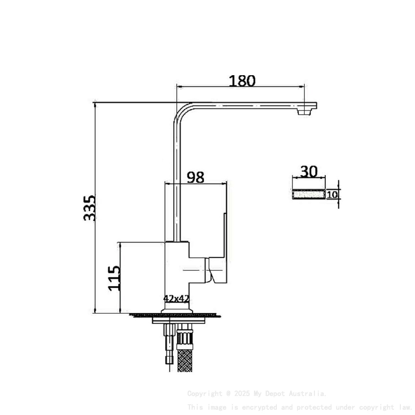 Rosa Sink Mixer Chrome