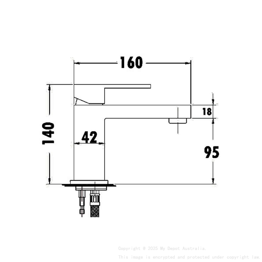 Rosa Basin Mixer Chrome