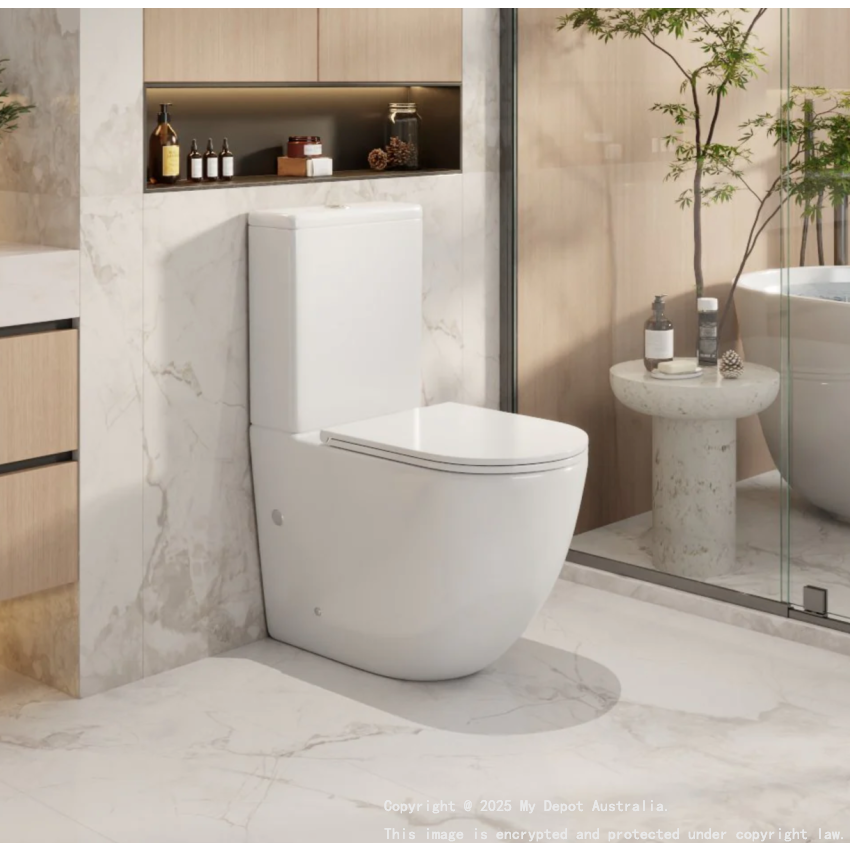 845*665*380mm Norton Back To Wall Toilet Suite Two Piece Toilet