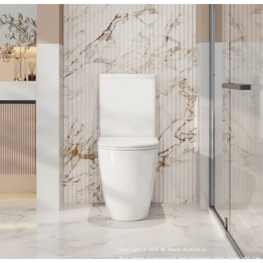 845*665*380mm Norton Back To Wall Toilet Suite Two Piece Toilet