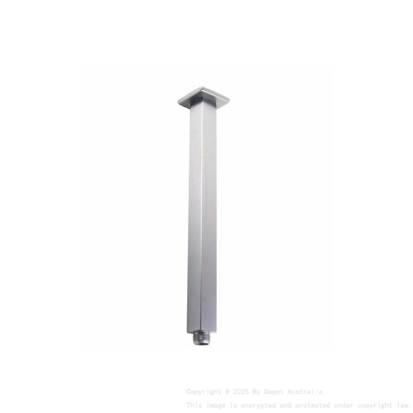 Cavallo Chrome Square Ceiling Shower Arm 400mm