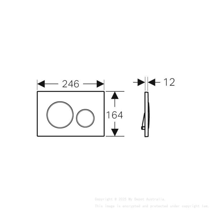 ABS White /Chrome/White 115.882.Kj.1