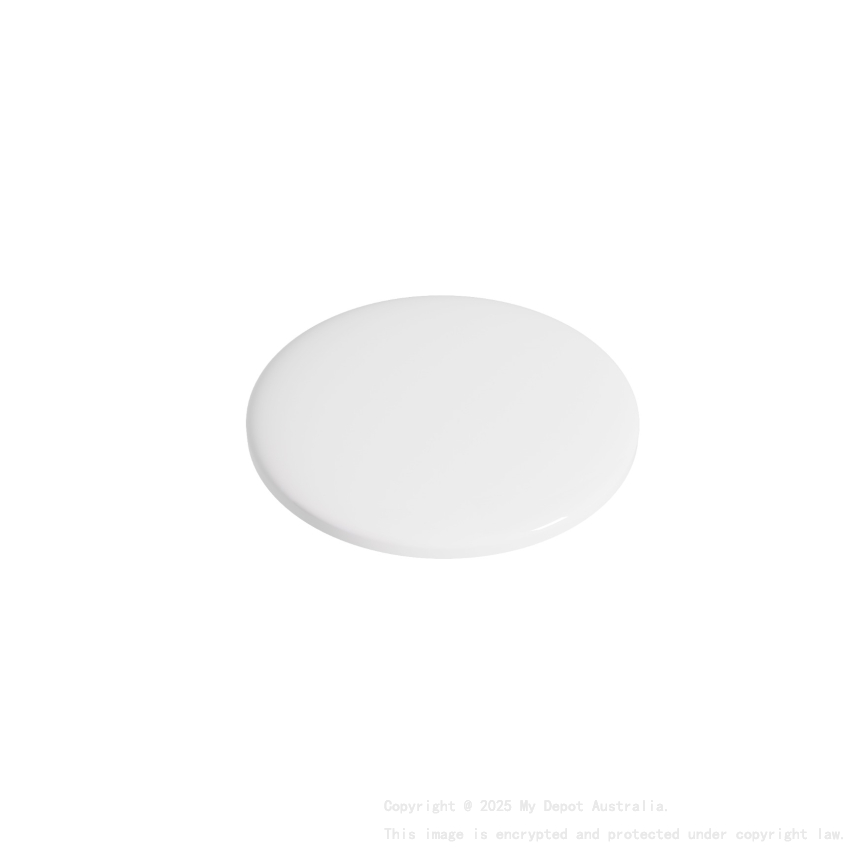 Solid Surface Bathtub Waste Cap Matt White