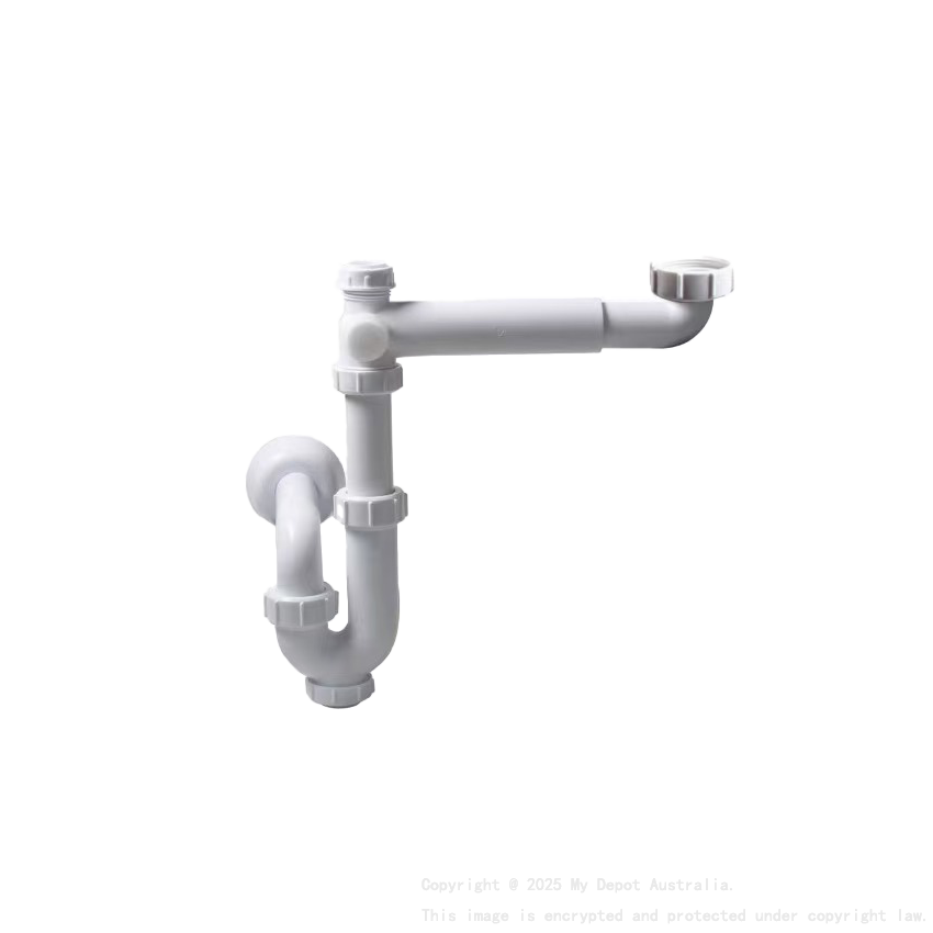 Vanity Space Saver Trap For Above Counter Basins 360 Degree Turing Trap