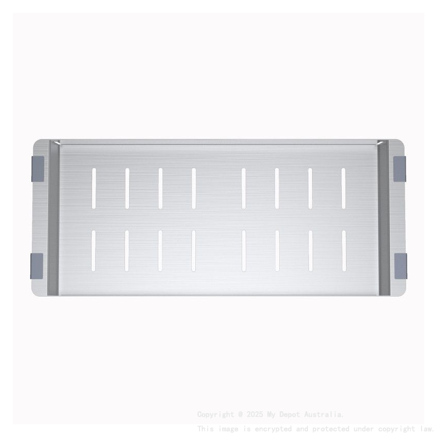 Square stainless steel colander for kitchen sink 443*183*40mm