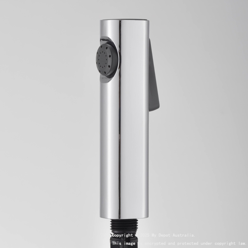 Round Chrome ABS Toilet Bidet Spray Kit With 304 Stainless Steel Hose