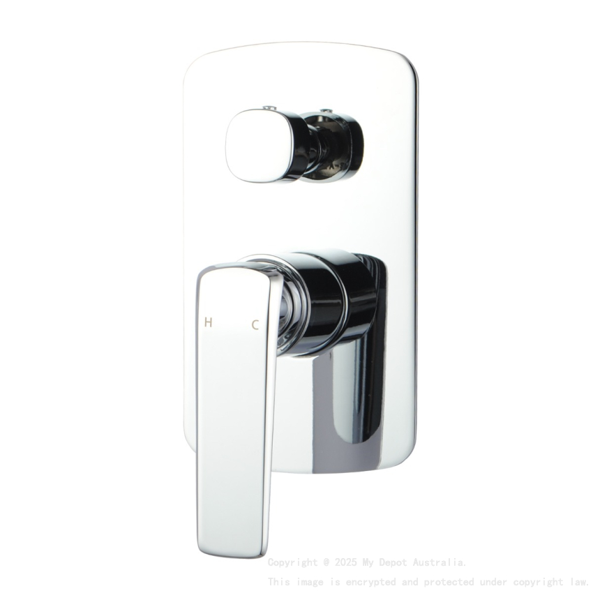 Esperia Chrome Wall Mixer with Diverter