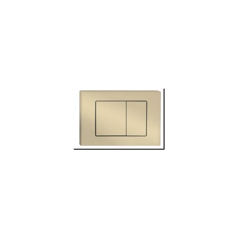 Stainless Steel Square Push Plate Brushed Gold