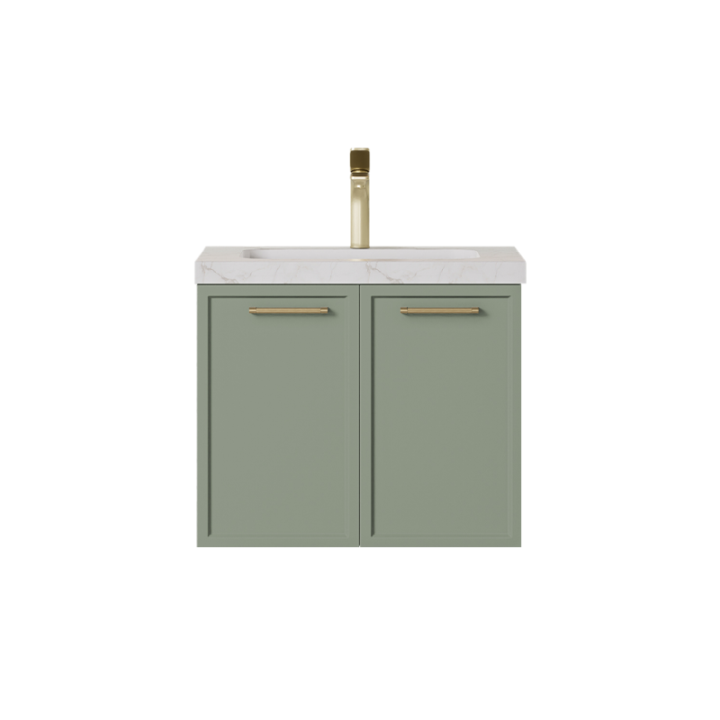 590*455*470mm Kingsley Federation Olive Green Wall Hung PVC Cabinet 