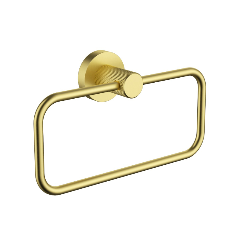 Linie Towel Ring Brushed Gold