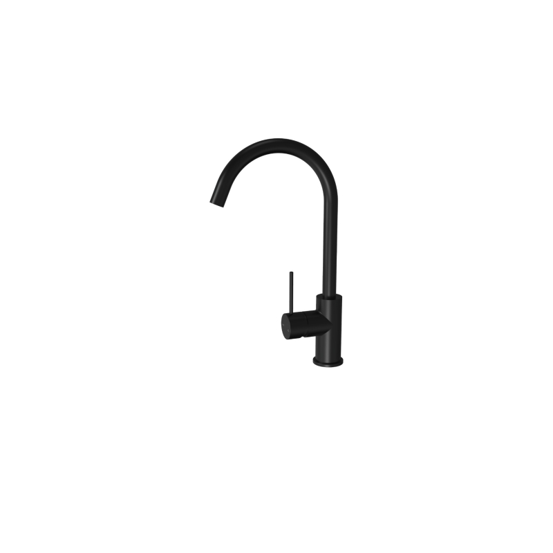 Morgan Rund Matte Black Sink Mixer